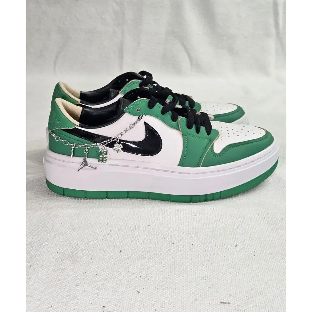 Nike Air Jordan 1 Elevate Low SE Lucky Green Women’s Size 8 Custom DQ8394-301